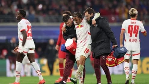 RB Leipzig's Xavi Simons Out with Ankle Injury RB Leipzig's Xavi Simons Out with Ankle Injury
